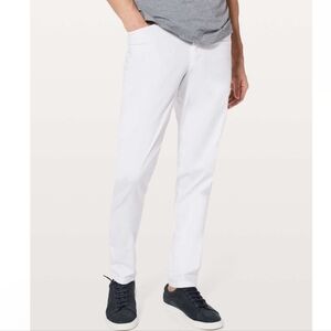 Lululemon ABC Slim-Fit White Lightweight Pants Size 36